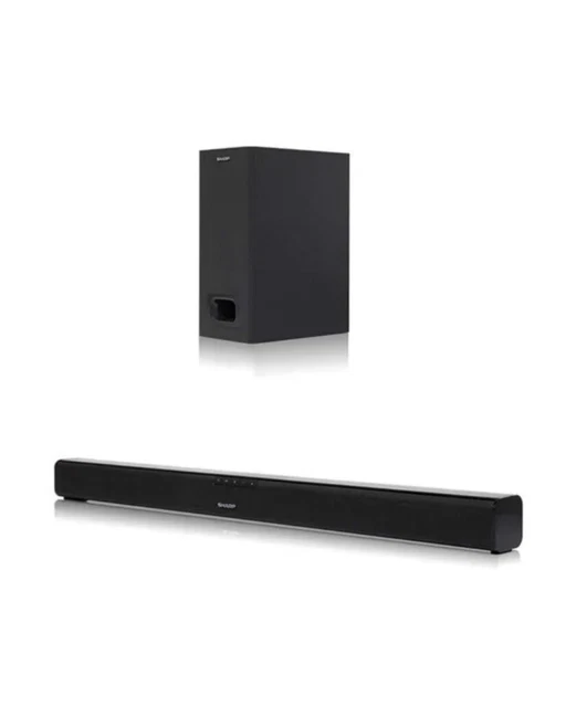 SHARP HTSBW110 180W 2.1 Wireless Sound Bar Home Theatre System Black