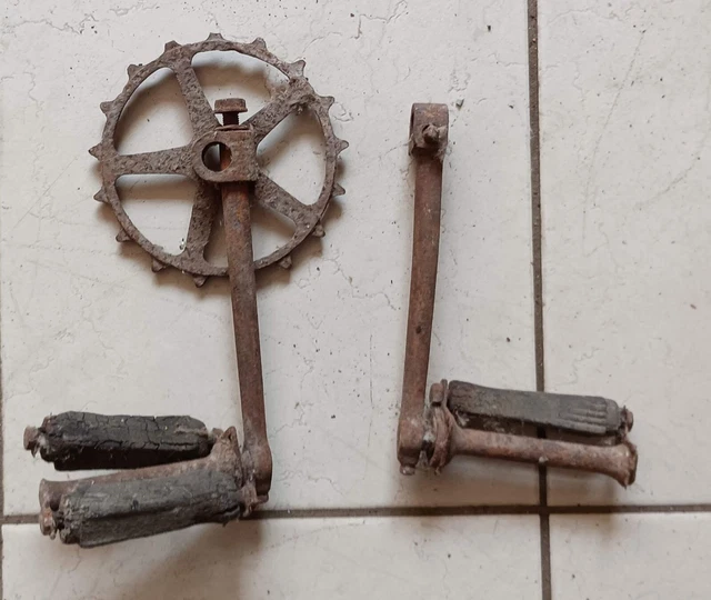 Ancien Plateau Pédalier 24 Dents Peugeot - Vélo Enfant / Tricycle Années 1900