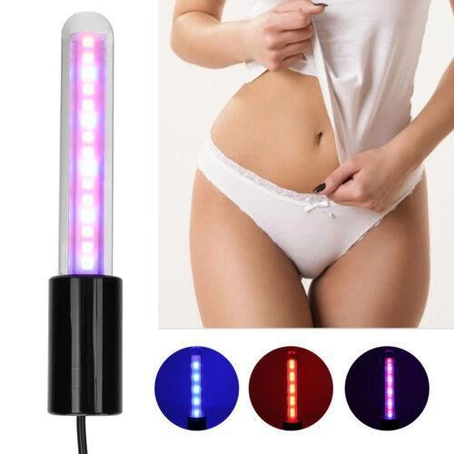 Dispositivo de terapia LED para vaginitis en mujeres - Tratar rojo y azul ginecológico