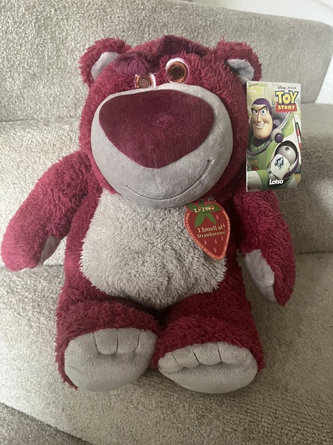 DISNEY STORE LOTSO 14" Plush Toy Story 3 Strawberry Scented Soft Toy