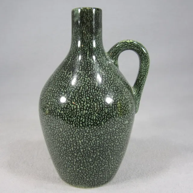 Pigeon Forge Pottery Jug Vase Green Snakeskin Glaze in Excellent Condition