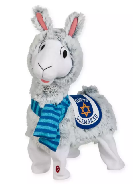 Gemmy Happy Llamakah Llama Animated Dancing Singing Figure Hanukkah Hava Nagila