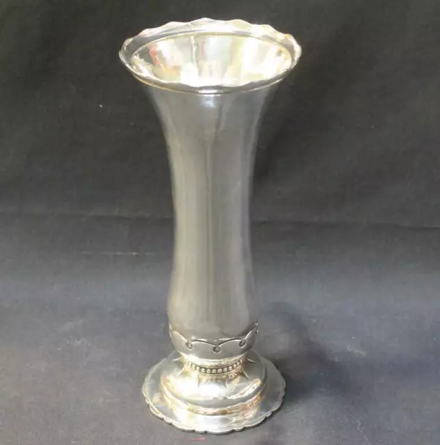 Gorham Hammered Art Nouveau Sterling Silver Vase