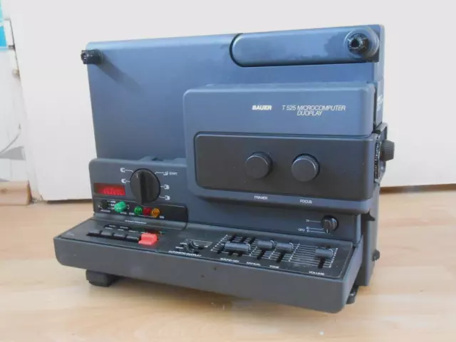 Bauer T525 Microcomputer-Duoplay Super 8 Film Projector, Zubehör-original Packed