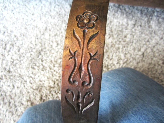 EASTLAKE Cast Iron Architectural Bracket Lightning Rod Holder? Victorian Copper?