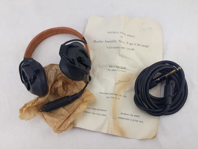 RARE CASQUE BRUEL & KJAER HEADSET WQ 0623