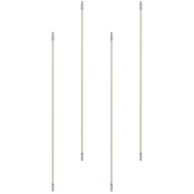4pcs Household Chimney Sweep Brush Rod Kitchen Chimney Brush Rod