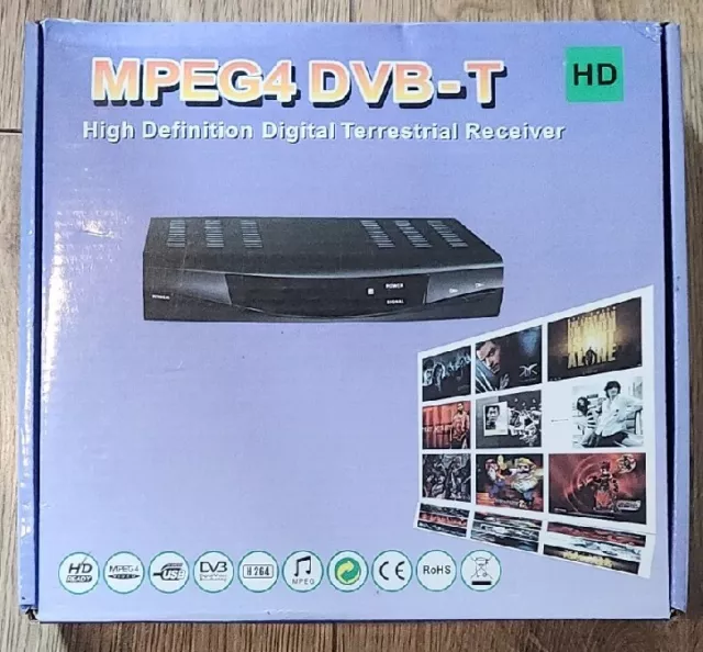 MPEG4 DVB-T High Definition Digital Terrestrial Receiver HDMI Brand New