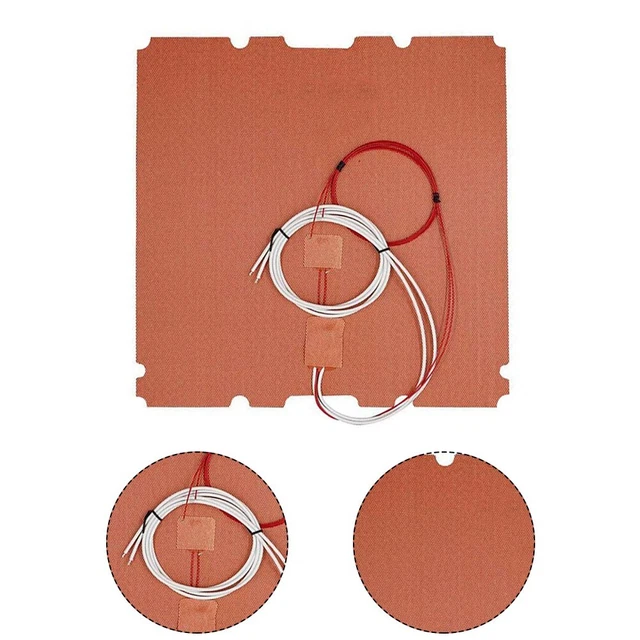 Tapis Chauffants Silicone 12V 7.5W 50x50mm Imprimante 3D Tapis Chauffant Silicone 4 Pièces - 12V 7.5W 50x50mm - Pour Imprimante 3D Et Applications Industrielles Accessoire Impression 3D