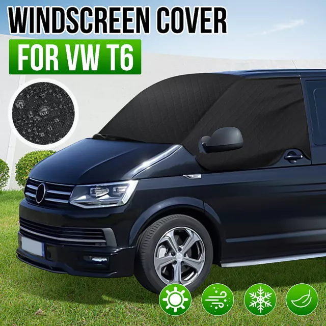 Couverture Pare-Brise Protection Voiture Bâche Anti Neige et Soleil Pour VW T6