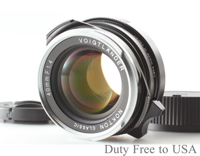 NOKTON classic 40mm F1.4 M.C VM 美品 Review: Voigtländer VM 40mm 1.4 Nokton MC - phillipreeve.net