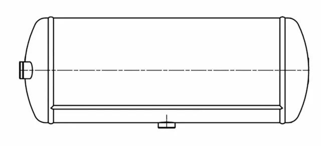 Drucklufttank passend für Renault Universal