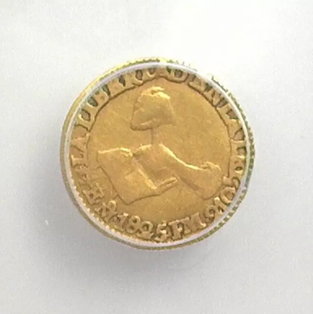 MEXICO ~ 1825-Mo,JM 1/2 ESC ~ ICG VF25 ~ KM# 378.5