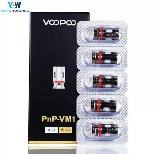 Voopoo PnP VM1 Coils Mesh Atomizer 0.3Ω Replacement Coil Pack Of 5pcs Coil Head