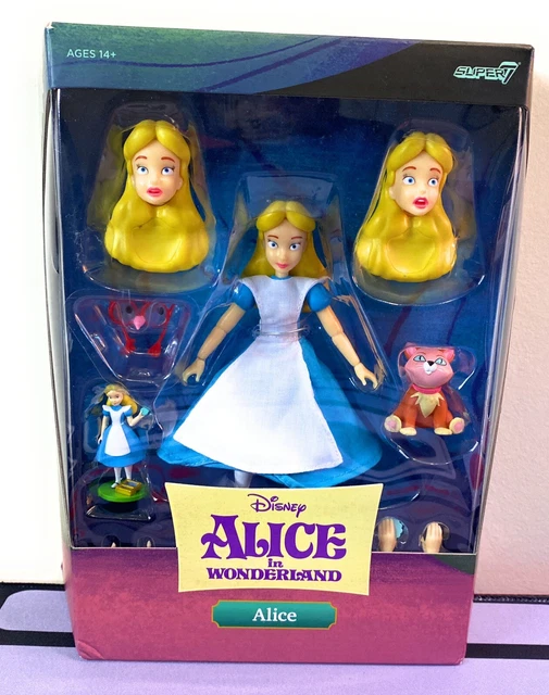 DISNEY ULTIMATES ALICE in Wonderland Alice 7-Inch Scale Action Figure ...