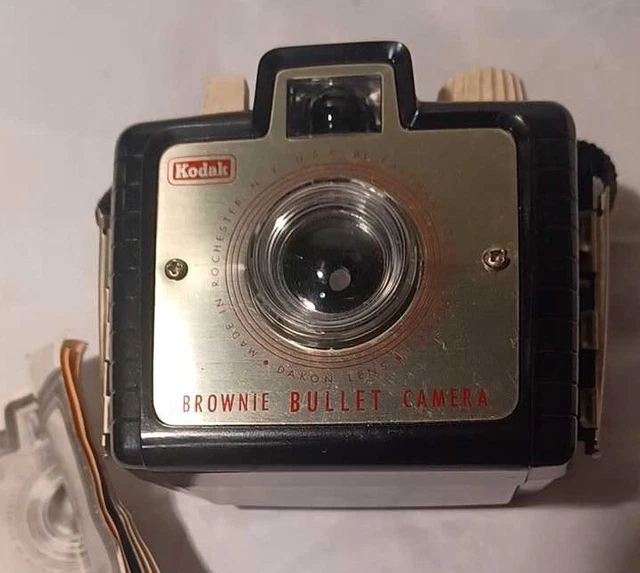 Vintage 1960 Kodak Brownie Bullet  Camera & Brochure  Untested