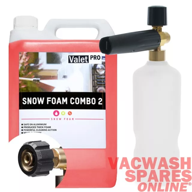 Professional Snow Foam Lance & Valetpro Snow Foam Combo2 5L *Karcher Hd Series*