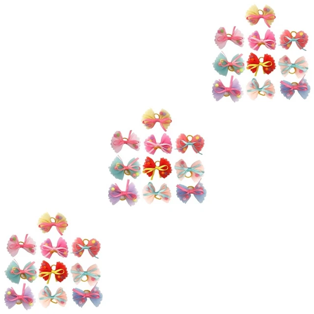 30 Pcs Pet Grooming Products Hair Clip Jewelry Accessories Headgear
