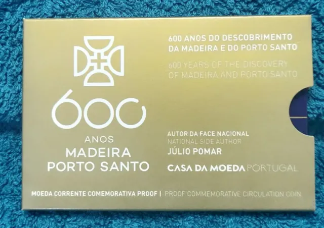 2 euro Portugal 2019 - Découverte de Madère - BE PROOF