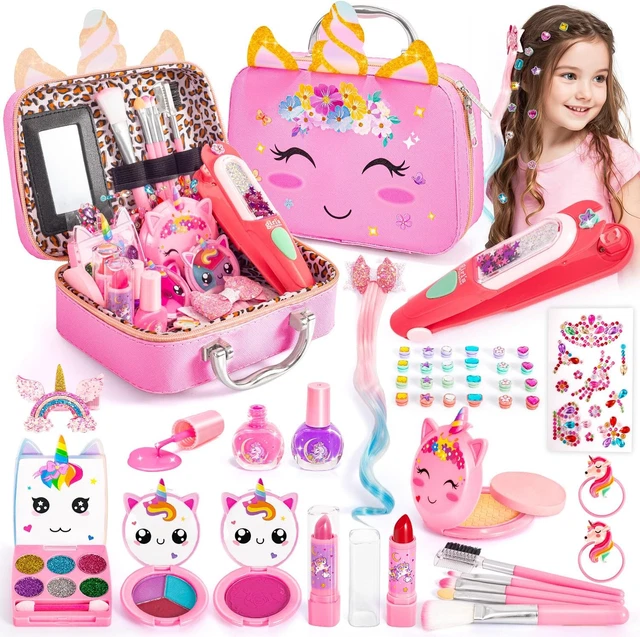 Set di trucchi per bambini, 20 colori, stencil, gessetti per