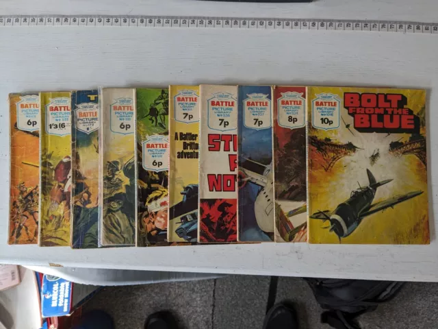 Battle Picture Library - Job Lot of 10 comics - listing 1