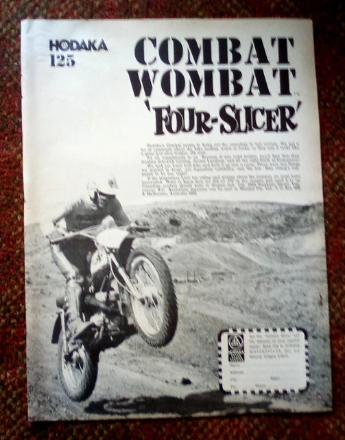 hodaka combat wombat 125