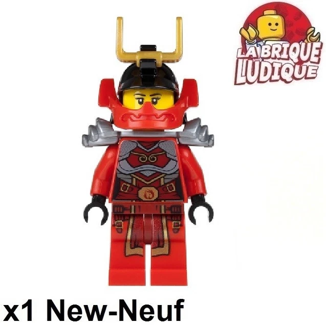 LEGO FIGURINE MINIFIG Ninjago Samurai X Nya Rebooted samourai rouge