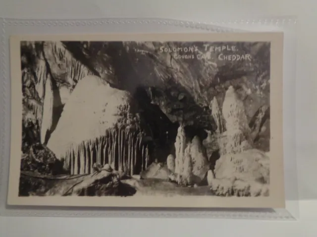 Solomon's Temple, Goughs Cave, Cheddar - Real Photo - Unposted