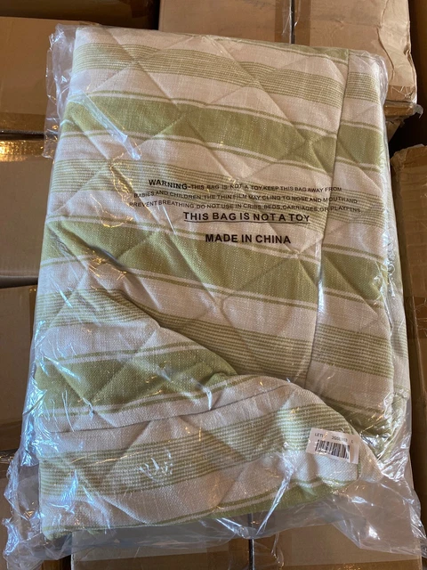 Orvis Dog Bed Large Cover Only Platform 60-90 Lbs Stripped Letuce Green New 3