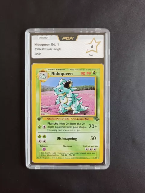 Pokemon Card Nidoqueen 23/64 Non Holo Edition 1 - Jungle - FR - PCA 5
