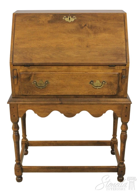 58834EC: ETHAN ALLEN 1776 Collection Maple Slant Front Desk