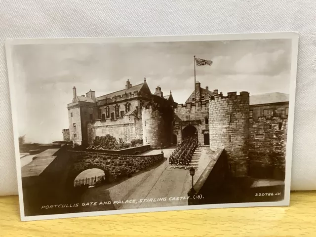 Portcullis Gate And Palace, Stirling Castle, Scotland, Posted 1937 Valentine's