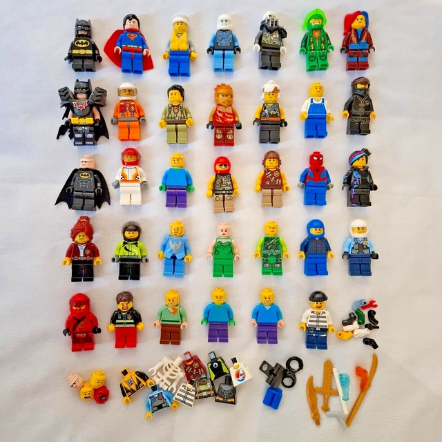 LEGO GENUINE JOB Lot X34 Minifigures, Accessories, Spare Parts Batman