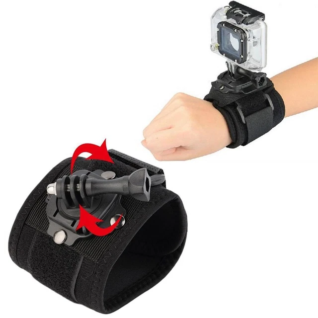 poignet à main Rotation à 360 degrés For GoPro Hero10 9 8 7 6 Xiomi Yi Insta360