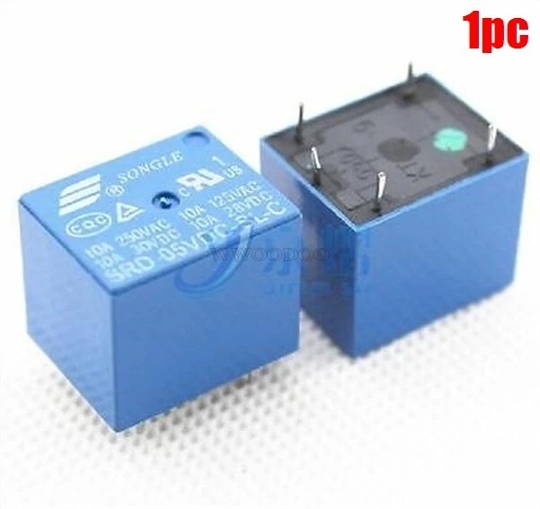 Lot De Relais PCB Youmile : 5x SRD-5VDC-SL-C (5V) Et 5x SRD-12VDC-SL-C (12V) Avec Câbles Dupont | Pour Arduino, Commande 10A - 7