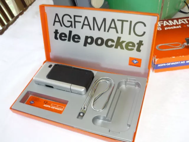 AGFAMATIC Tele 1008 Pocket Sensor Vintage Retro Film Camera - Faulty
