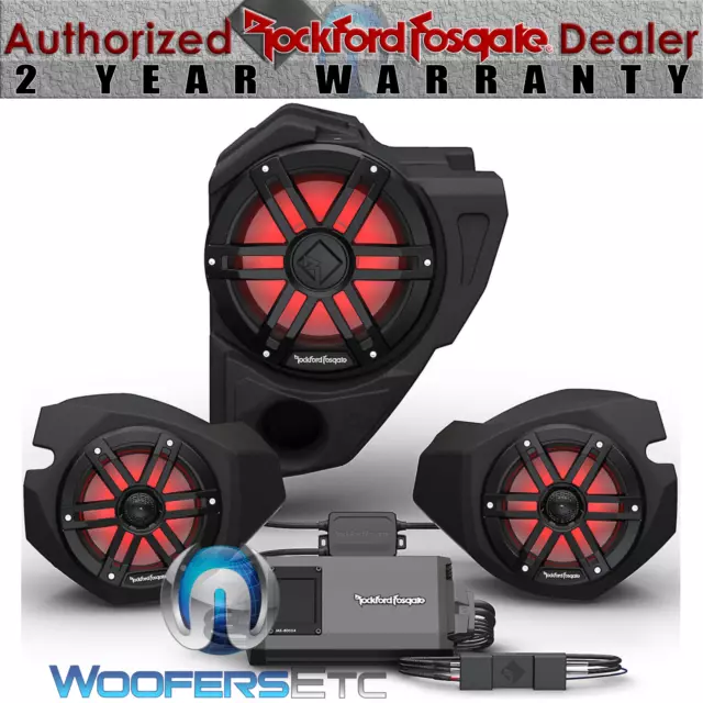 Rockford Fosgate Rzr14Rc-Stg3 Audio Kit For Select Polaris Rzr Models 2014 - Up