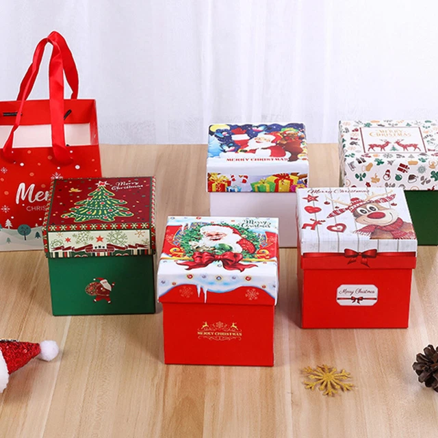 Kids Party Candy Box Packing Box Gift Candy Boxes Gift Wrap Box Christmas