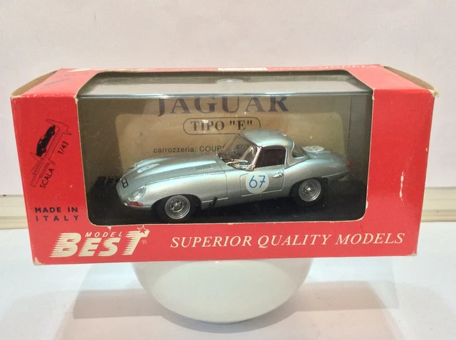 JAGUAR TYPE E SPYDER N°11 TOURIST TROPHY 1962 BEST 9035 1:43 de ref