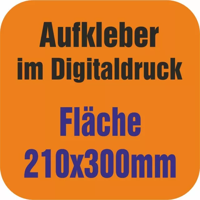 Werbe Aufkleber Digitaldruck Wunschdruck Sticker Werbung  Etiketten n. Vorlage