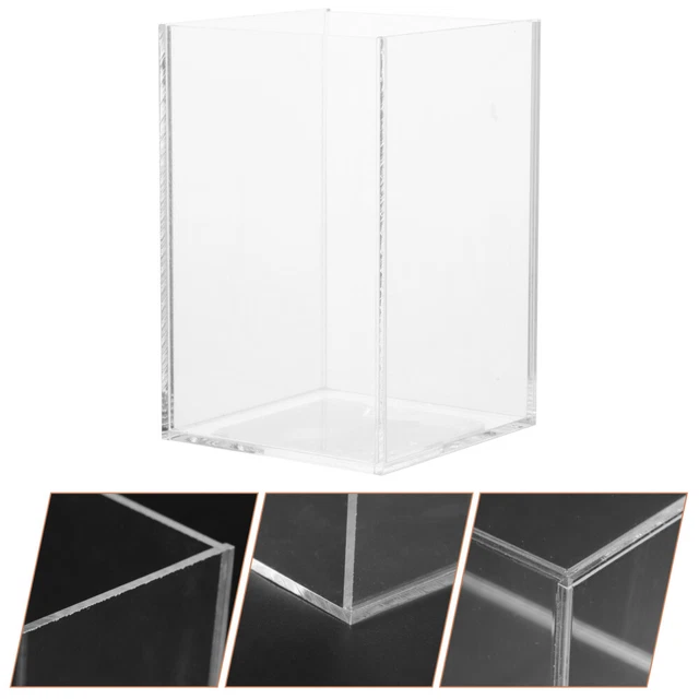 3x Small Tank Betta Tank Acrylic Fish Tank for Office Desktop Decor 2