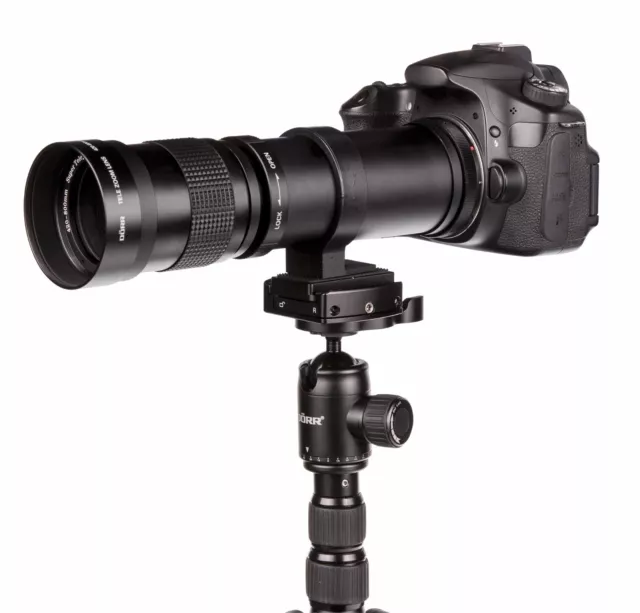 Teleobiettivo zoom 420-800 mm per Sony E-Mount Alpha 6300 6500 6600 5100 6100 6400#