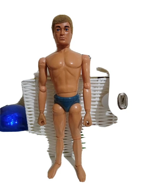 Palitoy Action Man Blonde Blue Underpants Vintage Action Man
