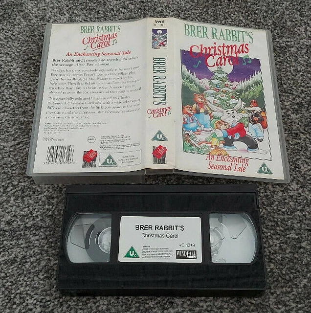 BRER RABBITS CHRISTMAS Carol An Enchanting Seasonal Tale Pal Vhs Video ...