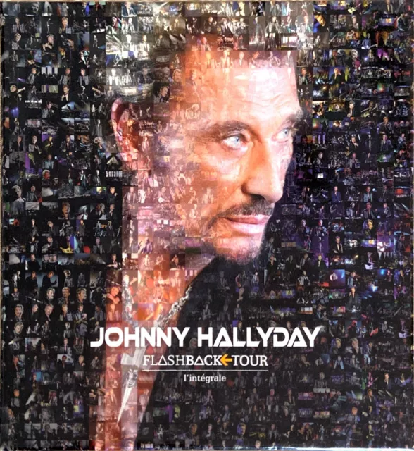 COFFRET 3xCD ALBUM+2xDVD JOHNNY HALLYDAY FLASHBACK TOUR L' INTEGRALE COMME NEUF