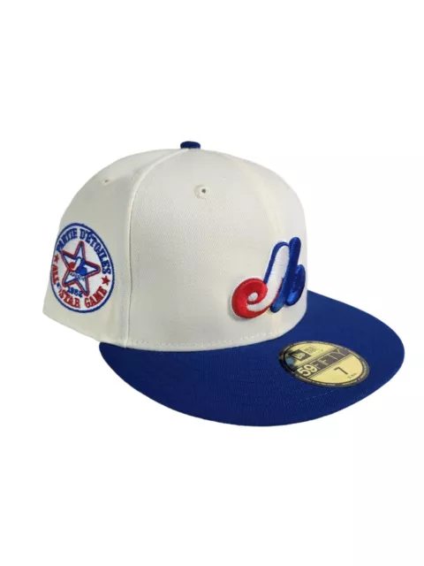 New Era Montreal Expos 1982 All-Star Game Patch 59fifty Fitted Sz 7 New