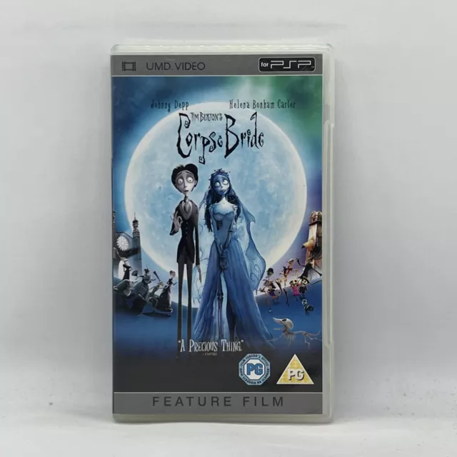 Corpse Bride Tim Burton Johnny Depp Sony PSP PlayStation UMD Video Region 2