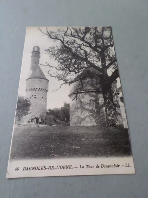 CPA 61, BAGNOLES-DE-L'Orne, Tour De Bonvouloir, French Version Postcard
