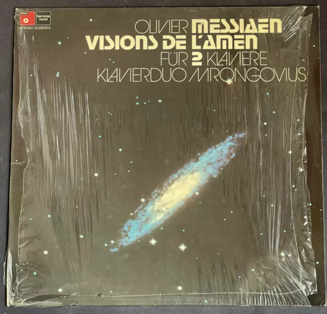 HARMONIA MUNDI vinile LP VISIONS DE L'AMEN FUR 2 KLAVIER Messiaen MRONGOVIUS