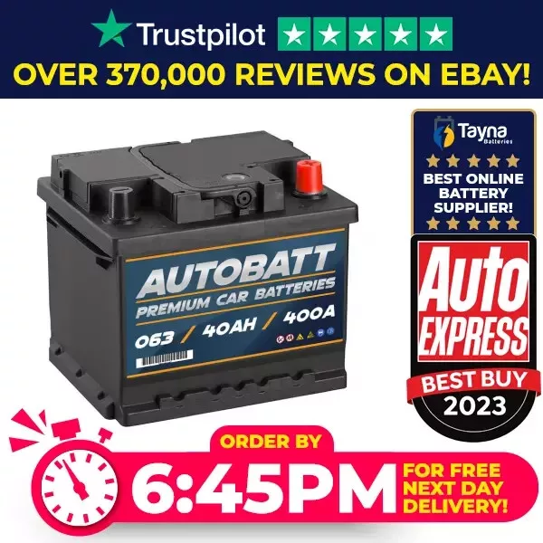 Heavy Duty Professional 063 Car Battery 4 Year Warranty